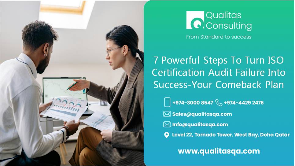 7 Powerful Steps To Turn ISO Certification Audit Failure Into Success-Your Comeback Plan | Qualitas Consulting